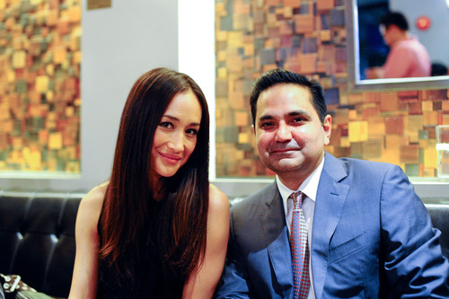 Actress Maggie Q and Alexander Mirza